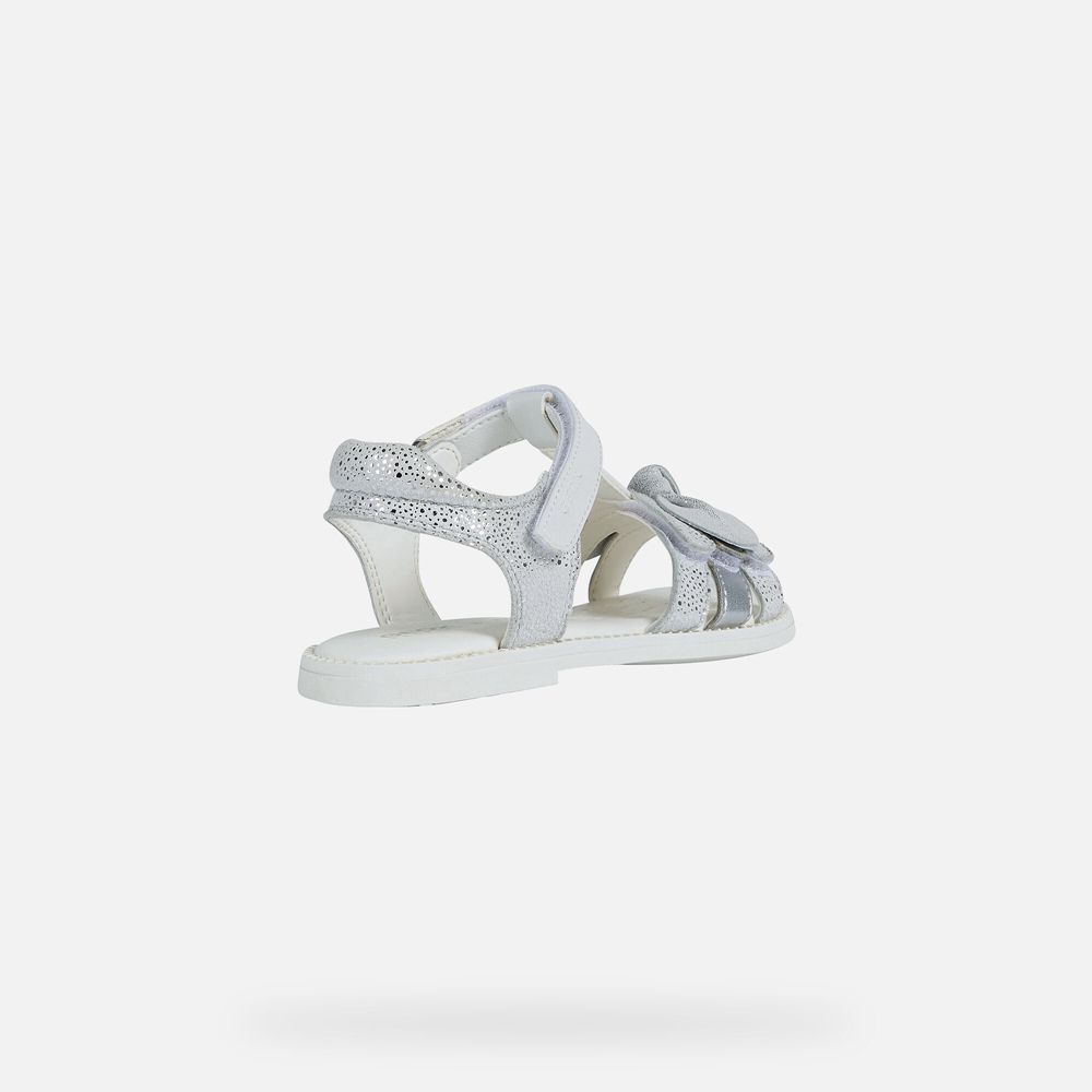 Sandalias Geox Menina Branco - Karly - UCVPO1562